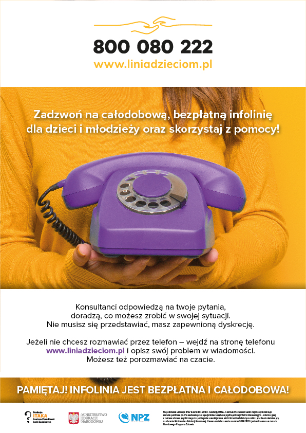 Plakat Telefon Zaufania 800080222